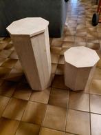 2 marmeren zuilen. Hoogte 67cm en 37cm, Huis en Inrichting, Woonaccessoires | Zuilen en Pilaren, Ophalen, Gebruikt
