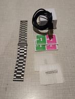 metalen horlogeband-fitbit lader -2 nieuwe screeenprotectors, Ophalen, Gebruikt, Zilver