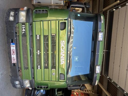 Camion Scania porte container, Auto's, Vrachtwagens, Particulier, Scania, Diesel, Handgeschakeld, Ophalen