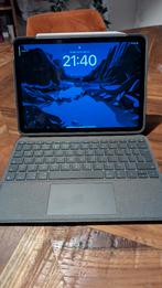 iPad Air 5 + Apple Pencil 2 & Logitech Folio Touch, Computers en Software, Apple iPads, Ophalen, Apple iPad Air, 11 inch, Zo goed als nieuw