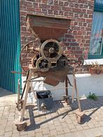 graanpletter molen Claeys ,met lederen aandrijfriem., Ophalen