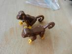 Lego Pirates/dierenwereld 2 bruin aapjes met gele pootjes, Ophalen of Verzenden, Gebruikt, Losse stenen, Lego