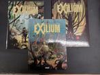 EXILIUM            Série complète (3 vol)      1ère Edition, Complete serie of reeks, Eric Stalner/Cédric Simon, Ophalen of Verzenden