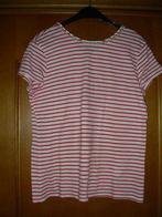 Rood-wit gestreept t-shirt met pareltjes rond de hals, Hallh, Kleding | Dames, T-shirts, Maat 38/40 (M), Ophalen of Verzenden
