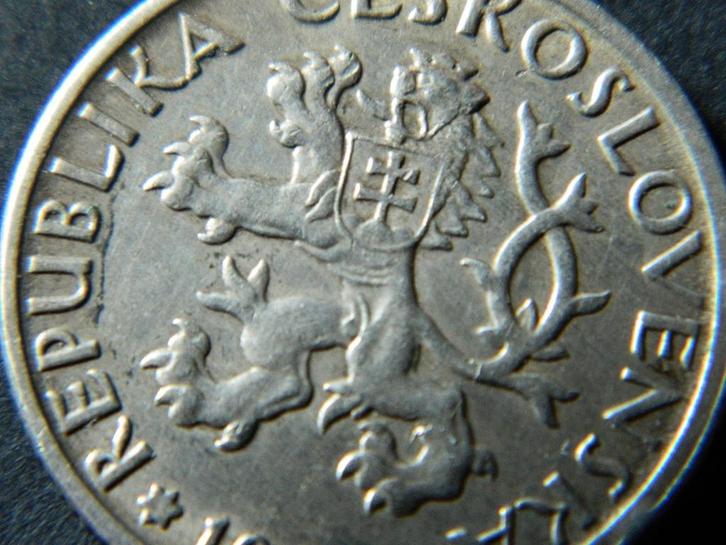 Tsjecho-Slowakije 1924, Postzegels en Munten, Munten | Europa | Niet-Euromunten, Losse munt, Overige landen, Verzenden
