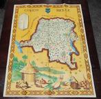 Belle affiche CONGO BELGE 1949, Ophalen of Verzenden
