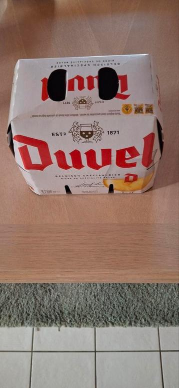 Kartonnetje 6x Duvel beschikbaar voor biedingen