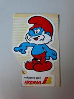 Autocollant Grand Schtroumpf Iberia, Verzamelen, Smurfen, Verzenden, Gebruikt, Grote Smurf, Overige typen