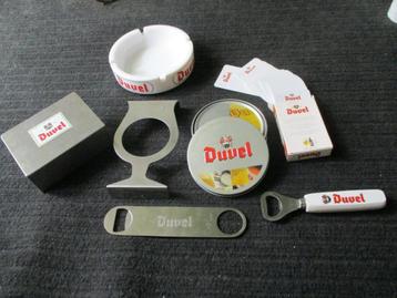  Partic.verkoopt  LOT van 7 stuks  originele objecten DUVEL beschikbaar voor biedingen