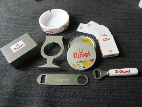 Partic.verkoopt  LOT van 7 stuks  originele objecten DUVEL, Verzamelen, Biermerken, Zo goed als nieuw, Duvel, Ophalen of Verzenden
