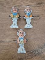 3 porseleinen bustes componisten, Ophalen