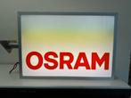 OSRAM oude reclame lichtbak NOS, Verzamelen, Merken en Reclamevoorwerpen, Ophalen, Gebruikt, Lichtbak of (neon) lamp