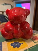 Un ours en faïence émaillée rouge dessiné par Rik, Antiquités & Art, Enlèvement ou Envoi