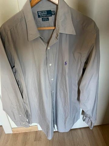 Ralph Lauren - Grijs Hemd - Maat L beschikbaar voor biedingen