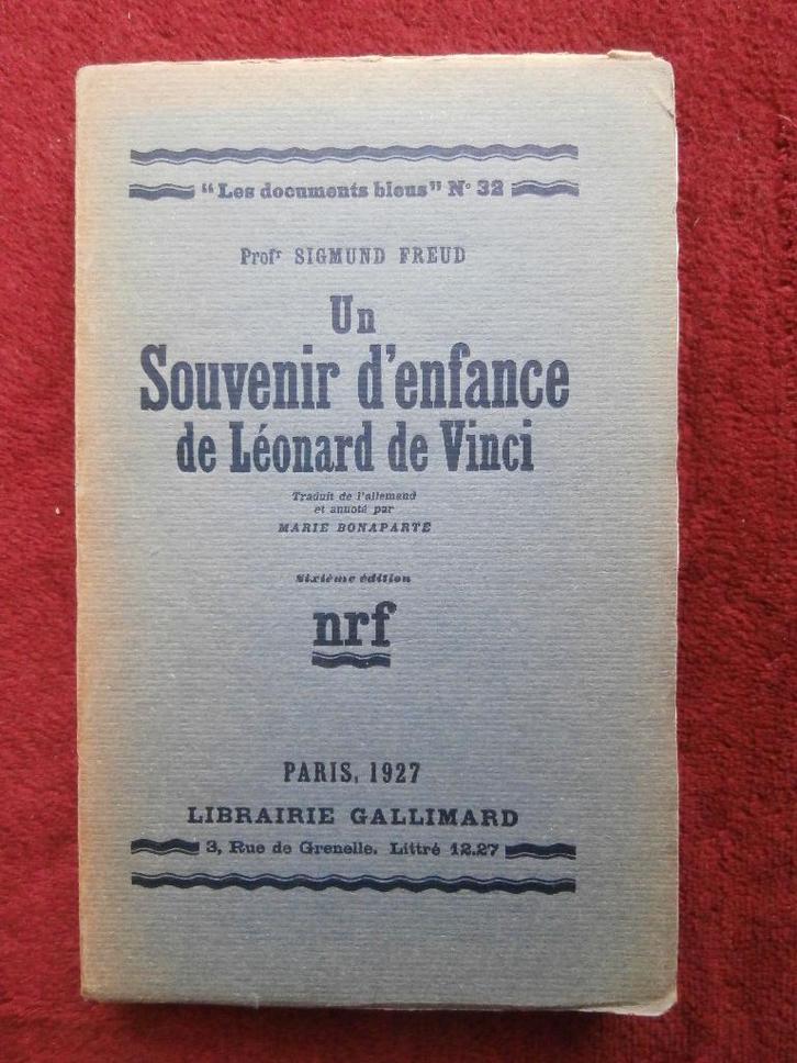 Un souvenir d'enfance de Léonard de Vinci, Boeken, Psychologie, Gelezen, Verzenden