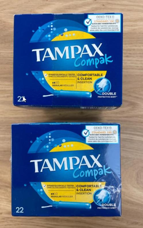 set van 2 dozen tampax compak, Diversen, Verpleegmiddelen, Nieuw, Ophalen of Verzenden
