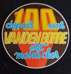 Vintage sticker 100 jaar VANDEN BORRE (in het Frans), Zo goed als nieuw, Winkel of Supermarkt, Verzenden