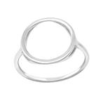 925 Sterling zilveren damesring, Handtassen en Accessoires, Ringen, Nieuw, Ophalen of Verzenden, 17 tot 18, Dame
