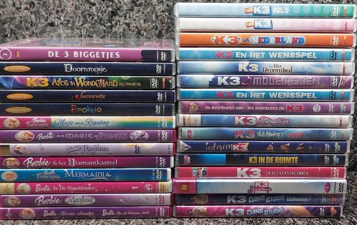 Dvd's K3 Barbie, Cd's en Dvd's, Dvd's | Kinderen en Jeugd, Zo goed als nieuw, Ophalen of Verzenden