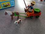 Playmobil 3118 enfant charrette poney, Comme neuf, Enlèvement ou Envoi