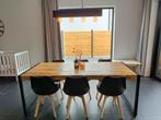 Eetkamertafel met stoelen, Ophalen, Zo goed als nieuw