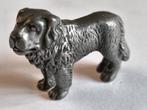 Miniatuur hond, verzilverd of toch tin?, Antiek en Kunst, Ophalen of Verzenden