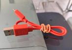 Petit cable  usb - micro usb  jbl  couleur orange  occasion.