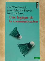 Livre: "Une logique de la communication", Boeken, Psychologie, Ophalen, Gelezen, Sociale psychologie, Janet Helmick