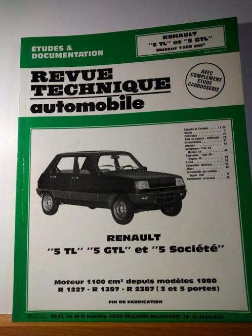 RTA - Renault 5  - Revue technique automobile, Auto diversen, Handleidingen en Instructieboekjes, Verzenden