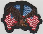 Eagle USA vlag stoffen opstrijk patch embleem #2, Collections, Collections Autre, Envoi, Neuf