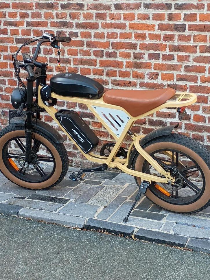 Fatbike Jansno X70 Electric Bike, Fietsen en Brommers, Elektrische fietsen, Zo goed als nieuw, Overige merken, 59 cm of meer, 50 km per accu of meer