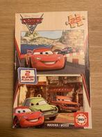 Cars puzzel 2 in 1, Kinderen en Baby's, 10 tot 50 stukjes, Van hout, 4 tot 6 jaar, Ophalen of Verzenden