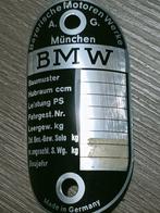 BMW typeplaat balhoofd,ongebruikt, Motoren, Ophalen of Verzenden, Nieuw