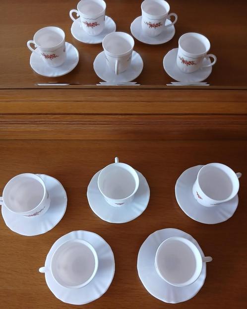 Vaisselle café, Huis en Inrichting, Keuken | Servies, Zo goed als nieuw, Kop(pen) en/of Schotel(s), Overige stijlen, Glas, Ophalen