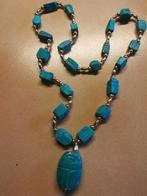 Collier Scarabée néo-egyptien, Enlèvement ou Envoi, Utilisé, Avec pendentif