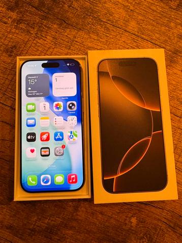 iPhone 16 Pro - 256GB - Desert Titanium - Prima toestel beschikbaar voor biedingen