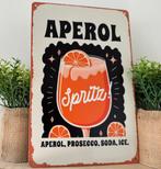 Metalen reclamebord Aperol Spritz, Verzamelen, Ophalen of Verzenden, Nieuw, Reclamebord