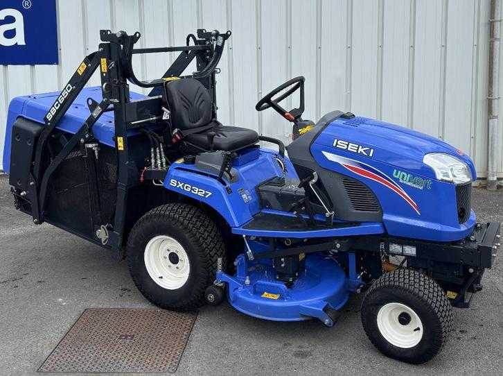 Tracteur tondeuse Iseki SXG327 122 cm Démonstration, Tuin en Terras, Zitmaaiers, Gebruikt, 120 cm of meer, Elektrische starter