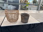 2 decoratieve manden – boho & modern stijl, Tuin en Terras, Ophalen, Gebruikt
