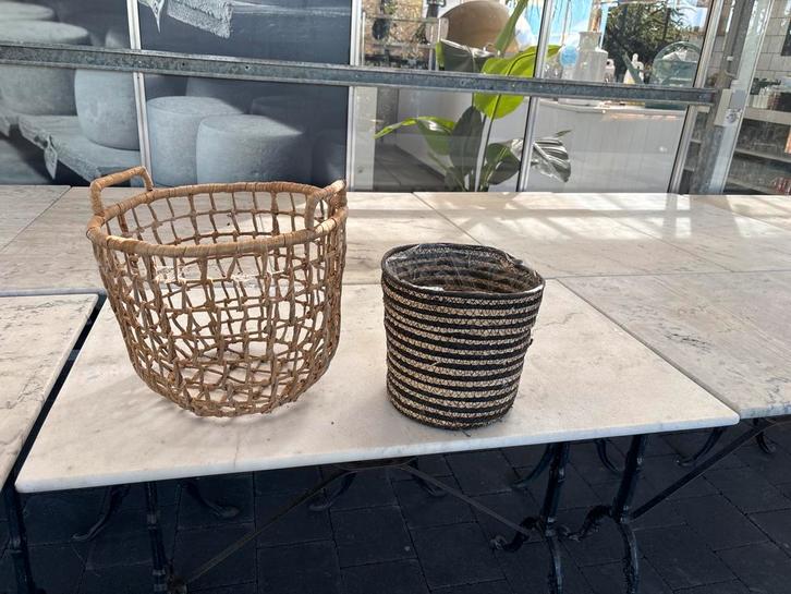 2 decoratieve manden – boho & modern stijl, Tuin en Terras, Bloembakken en Plantenbakken, Gebruikt, Ophalen
