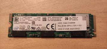 512GB M.2 PCIe NVMe SSD - Intel SSDPEKNW512G8H  beschikbaar voor biedingen