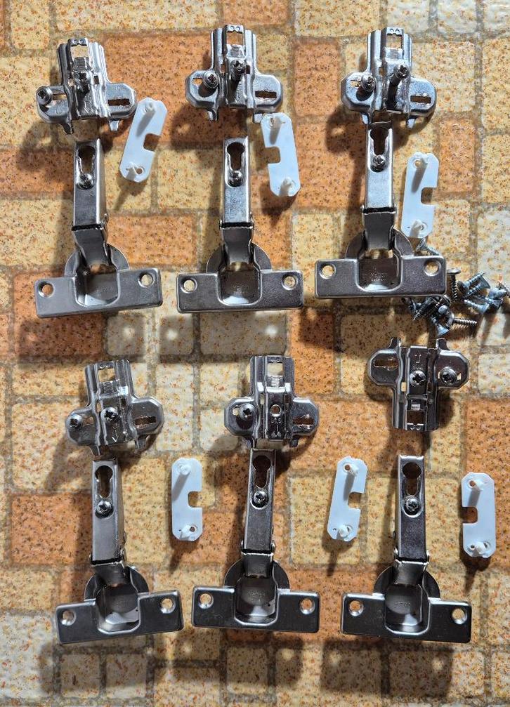 Keukenkastscharnieren, Doe-het-zelf en Bouw, IJzerwaren en Bevestigingsmiddelen, Ophalen of Verzenden