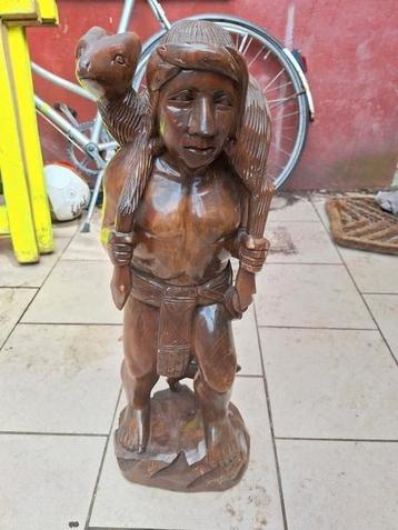 Houten Indian  beschikbaar voor biedingen