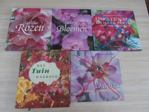 bloemen,natuur en tuinboeken prijzen boek van 1€ tot 3 € per, Livres, Maison & Jardinage, Utilisé, Enlèvement ou Envoi