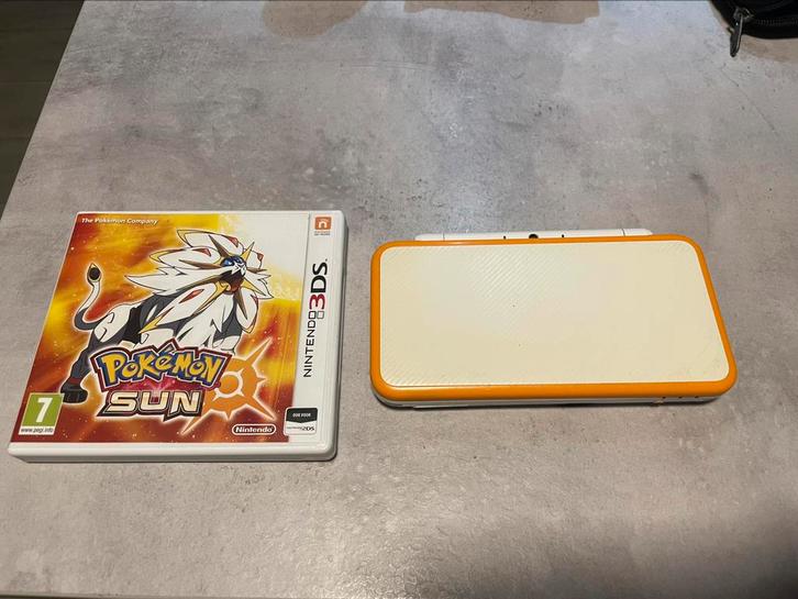 Nintendo 2ds xl + Pokémon sun compleet, Games en Spelcomputers, Spelcomputers | Nintendo 2DS en 3DS, 2DS, Ophalen of Verzenden