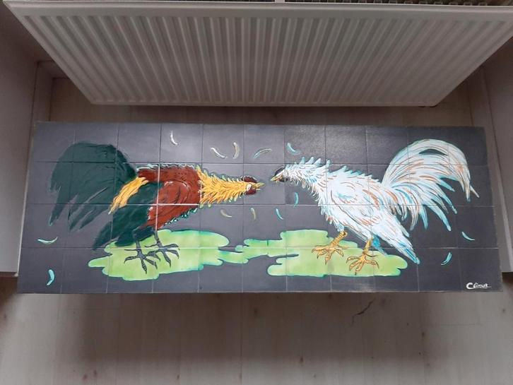 Vintage salontafel, Antiquités & Art, Antiquités | Meubles | Tables, Enlèvement