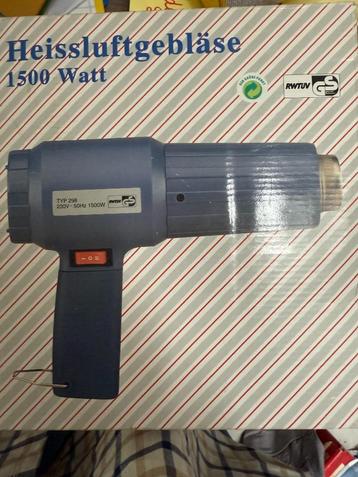 Draagbaar heteluchtpistool van 1500 W, NIEUW beschikbaar voor biedingen
