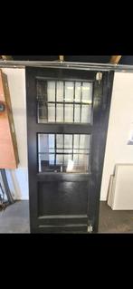 Dubbele eiken deur, Huis en Inrichting, Kasten | Vitrinekasten, Ophalen