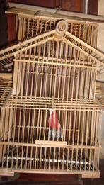 Cage perroquet avec perroquet décoration, Antiquités & Art, Curiosités & Brocante, Enlèvement ou Envoi