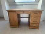 Massief eiken houten bureau, Ophalen, Gebruikt, Bureau